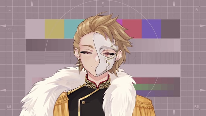 design vtuber avatar 2d vtuber live2d model character design live2d vtube studio