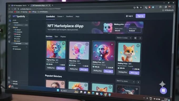 develop smart contracts and dapp