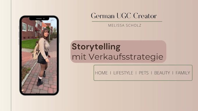 create high converting german lifestyle ugc video ads