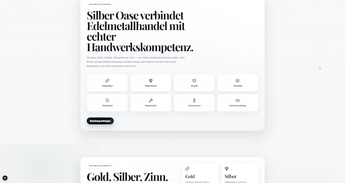build a custom coded modern responsive business website