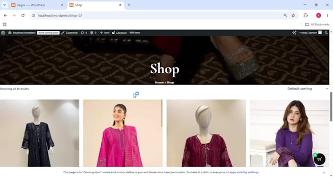 build a professional wordpress website or woo commerce store using element