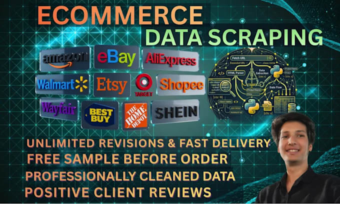 do product scraping and scrape ecommerce websites for you