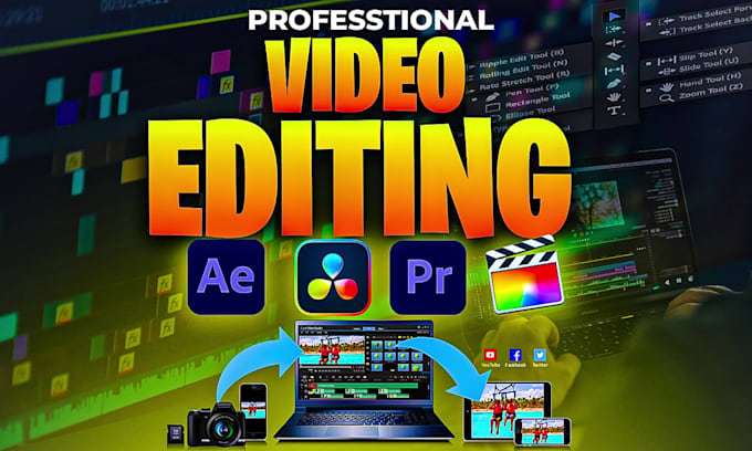 be your professional youtube video editor and social media