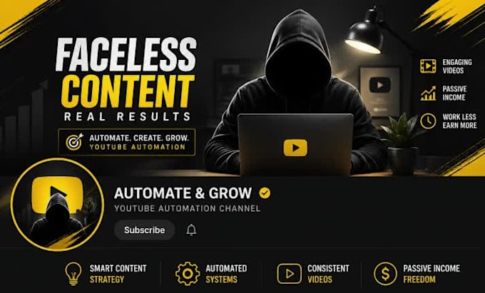 create faceless youtube automation video that earns