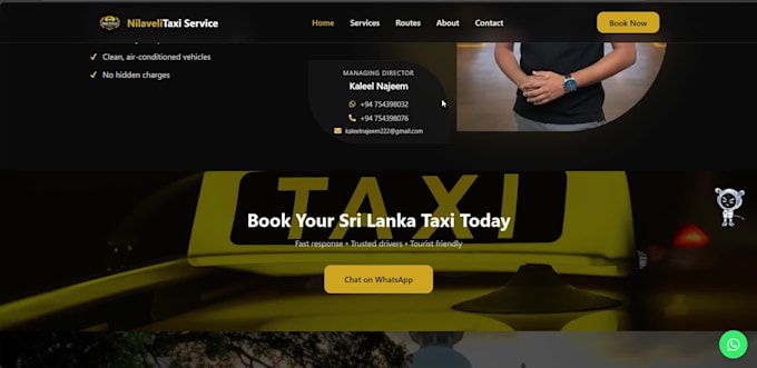 custom website development as full stack developer