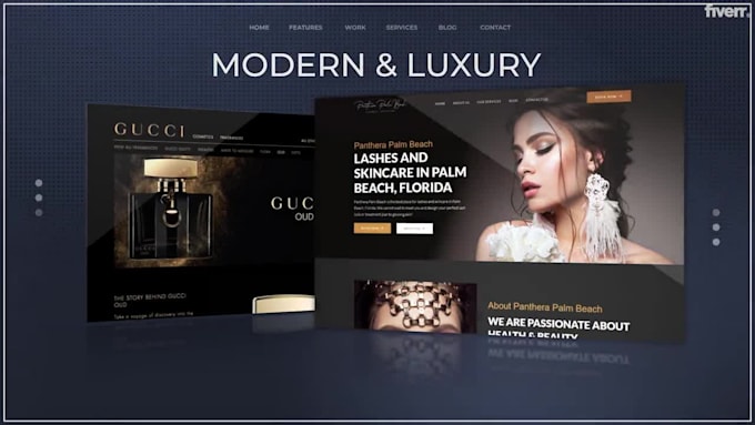 build luxury website design and website development