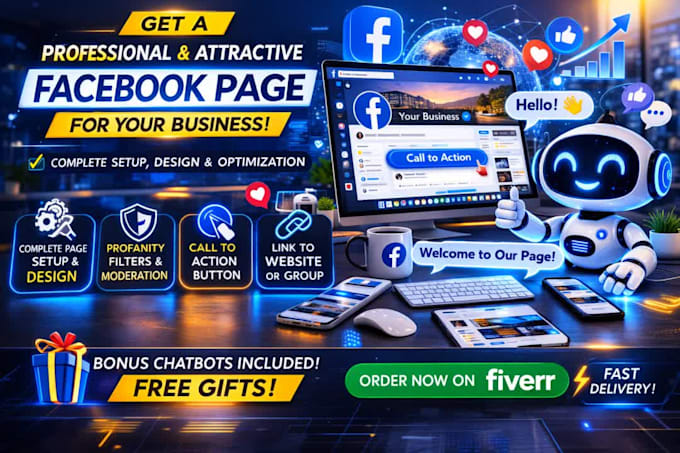 optimize, create facebook business page setup or fan page