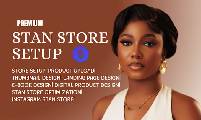 setup stan store, stan store design, digital product upload stan store marketing
