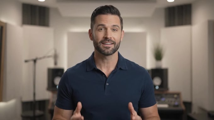 make ai spokesperson video with human avator for business