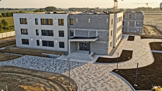 create cinematic real estate, construction timelapse  completion video