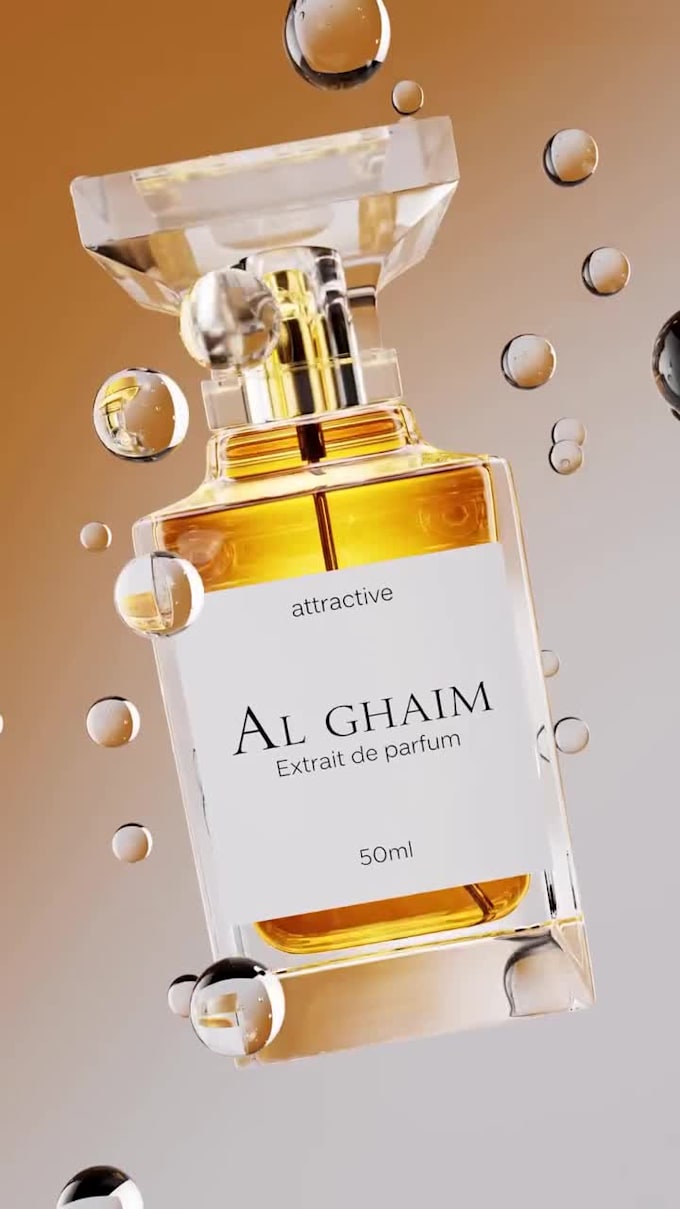 create luxury 3d perfume animation 3d perfume design 3d perfume advert