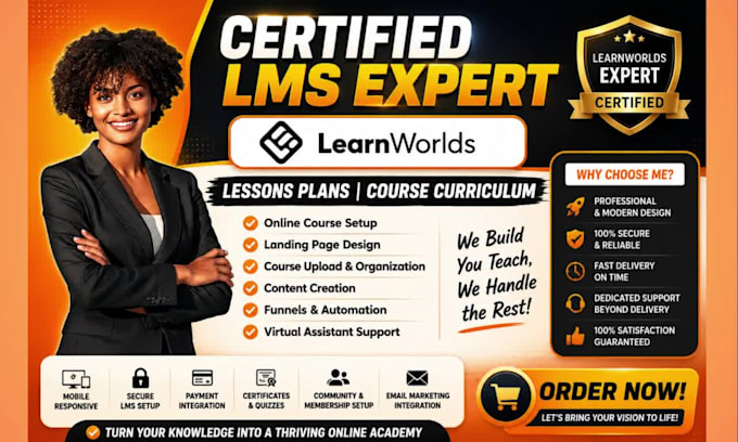 setup learnworlds online course learnworlds website kajabi landing page website