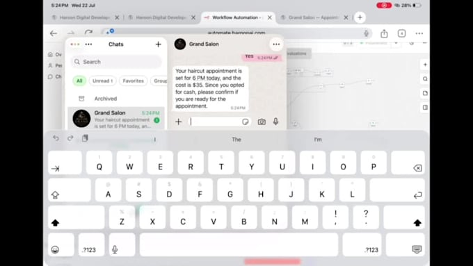 build a whatsapp ai appointment booking agent for business with dashboard