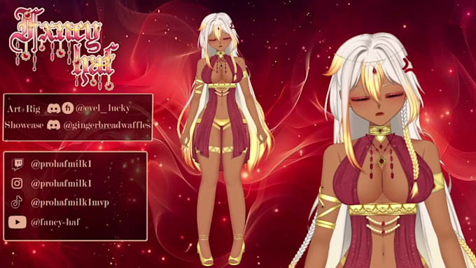 design and rig a high quality vtuber model for you