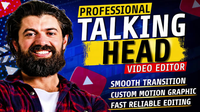 edit professional talking head videos for you