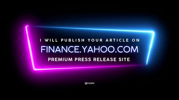 publish your article on finance,yahoo,com