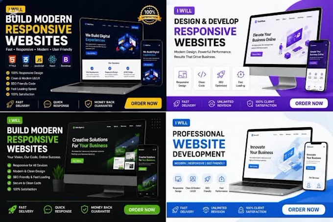 build a responsive react js website