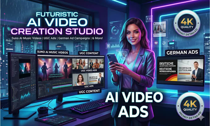 suno ai keygen rain video ai ugc deutsche ads