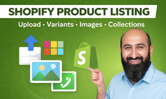 upload shopify product listings professionally up to 100k