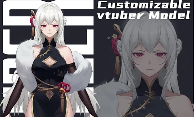 design and rig pro live2d vtuber model for vtube studio