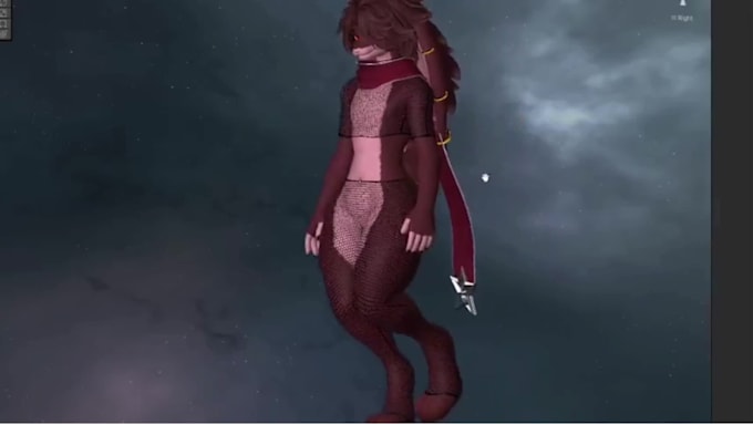 create a vrchat avatar, 3d model, vr character and furry nsfw