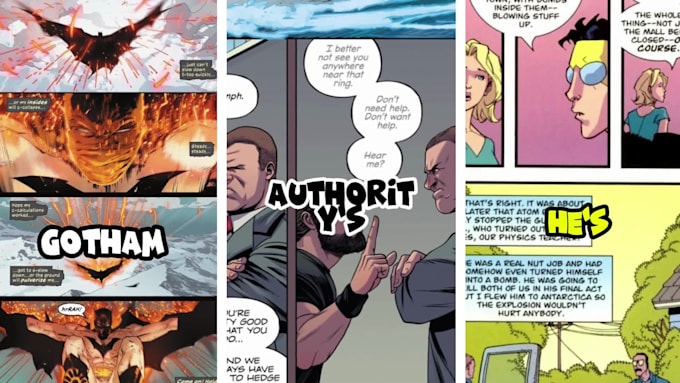 create a comic explain youtube, tiktok channel