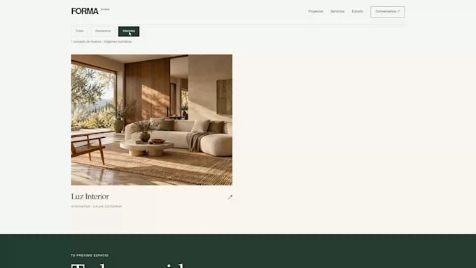 build an elegant wordpress portfolio website for architects and studios