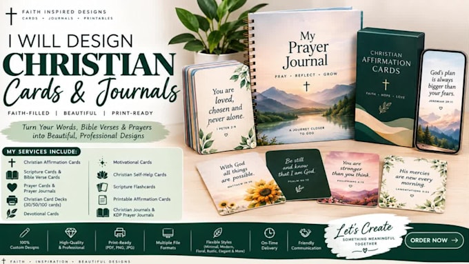 christian affirmation card scripture card deck prayer journal bible flashcard