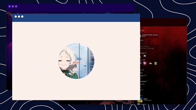 make a custom animated steam artwork for your steam profile