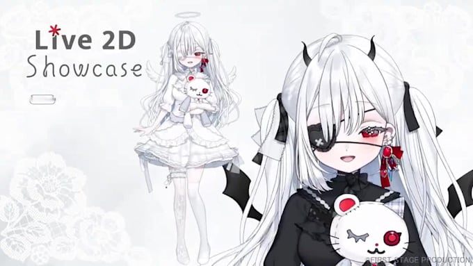design and rig live 2d vtuber model 2d vtuber model vtuber rigging live2d vtuber