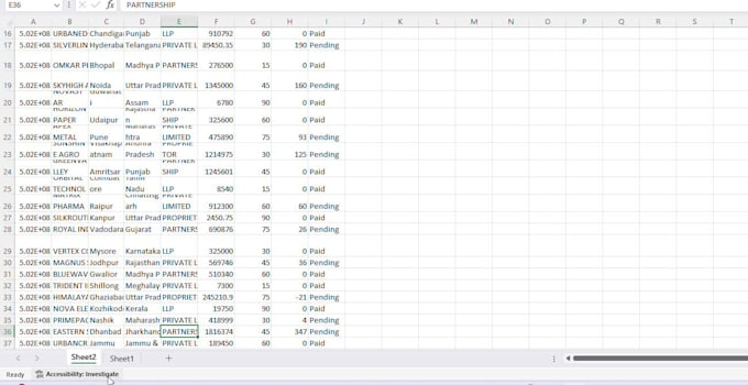 clean and format messy excel and CSV data