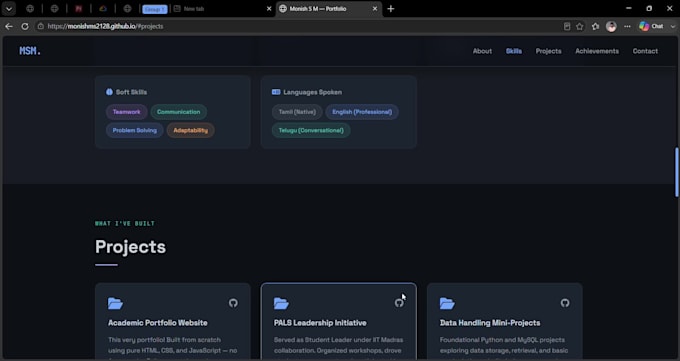 build your personal portfolio website