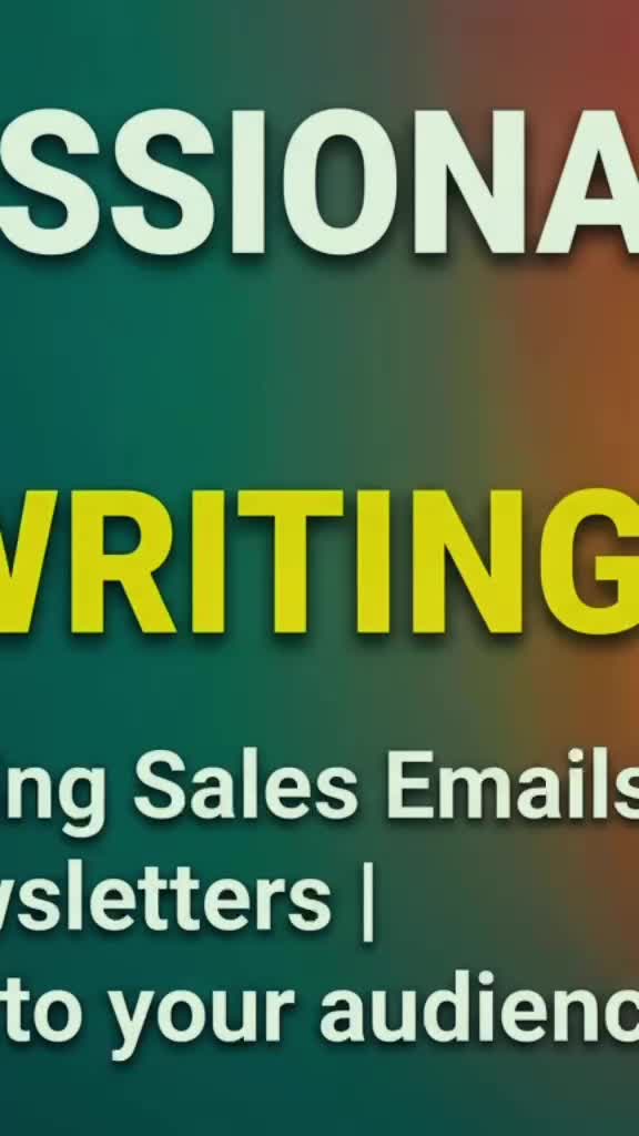 write high converting email copy and newsletters