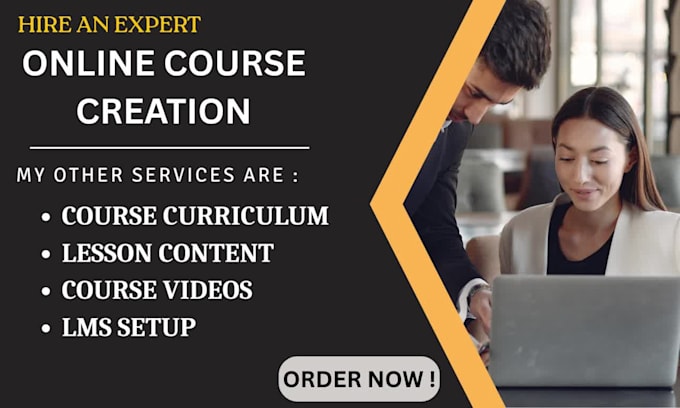 develop your online course, curriculum, content, videos and lms