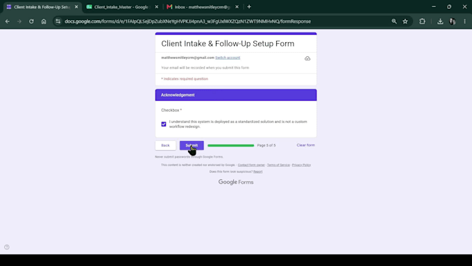 automate client intake, lead tracking and follow up workflows