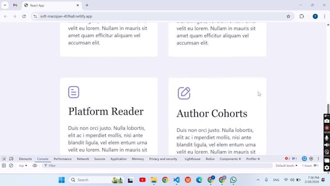 convert figma to react js pixel perfect UI
