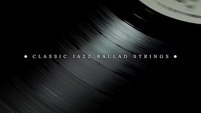 make classic jazz ballad strings for you
