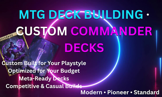 build your custom mtg commander deck