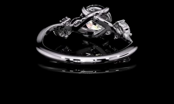 do cad model jewelry design ring model cnc laser engraving stl with rendering