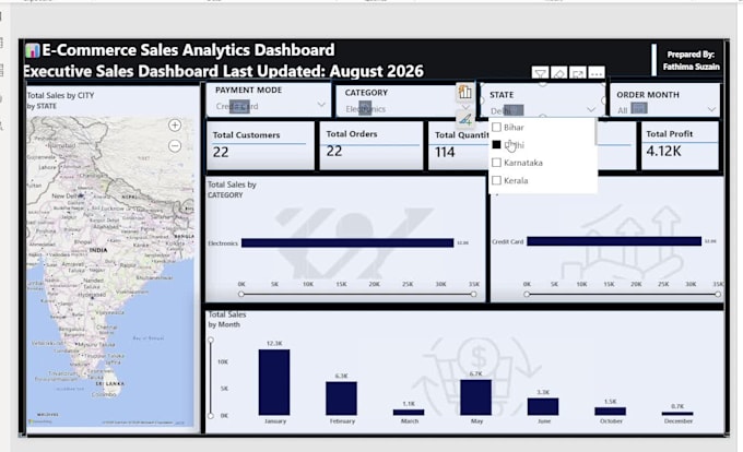 analyze your data using excel sql and power bi and python