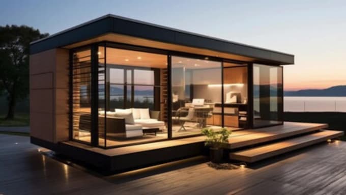 design 3d modular plans, house tiny house,shipping container and adu glamping