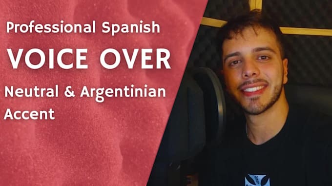 record a professional male spanish voice over