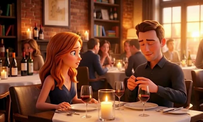 create 3d pixar style ai animation video 3d ai storytelling ai proposal animatio