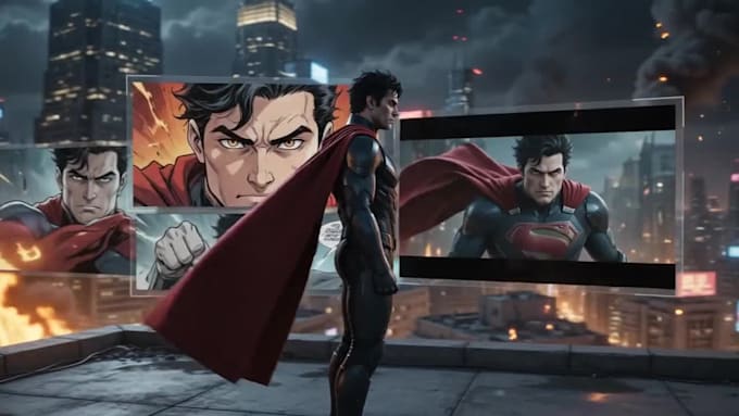 create cinematic ai motion comic animation videos for kickstarter campaigns
