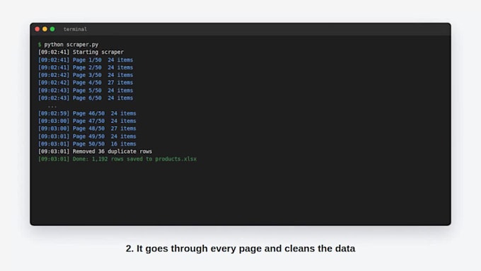 scrape website data to excel or csv with python