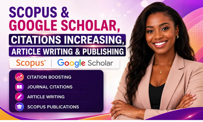 write research article, increase google scholar, scopus citation scopus indexed