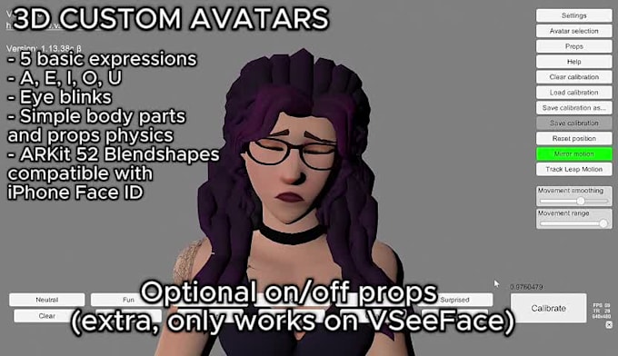 make a 3d custom vrm avatar