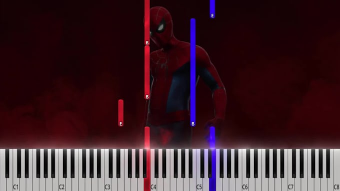 create a high quality custom synthesia piano tutorial