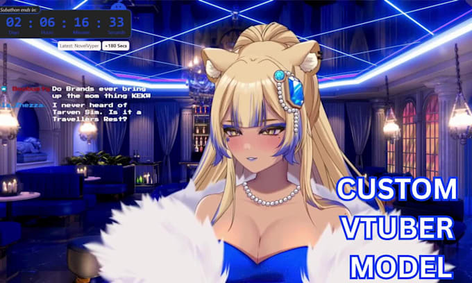 create custom 2d 3d vtuber model with full rigging vrm vriod streaming setup