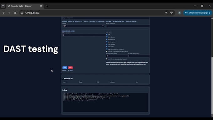 perform owasp penetration testing and web app security audit
